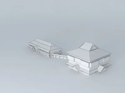 Dekanat FISIP Free 3D model