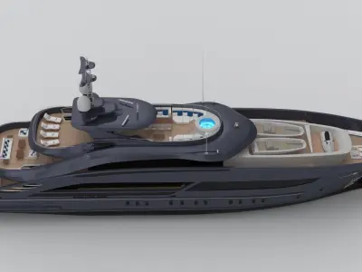 Desire Yacht 3D model
