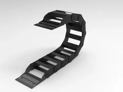 Plastic Belt for Machinery Lines and Automation Processes 3D model