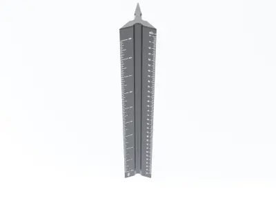 Architectural Scale Ruler 3D model