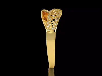 Art Deco Bracelet 11 3D print model