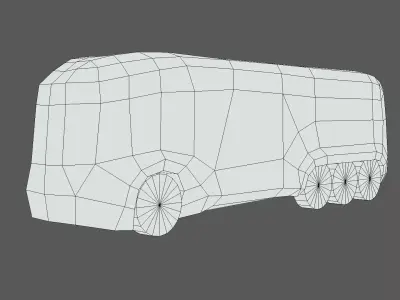 Advanced Industrial Transport Vehicle 3D model