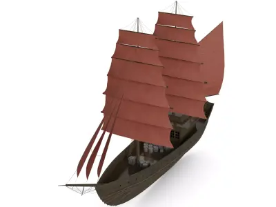 Sailboat 3D model