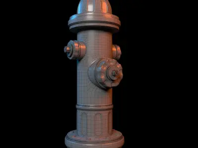 Fire Hydrant 3D model get