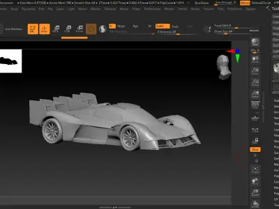 ASTONMARTIN VALKYRE LMH 2024 3D PRINT MODEL 3D print model purchase