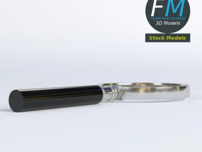 Magnifying glass 3D model order