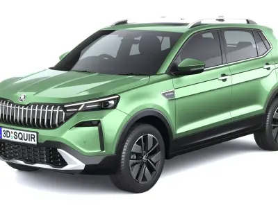 Skoda Kushaq 2026 3D model
