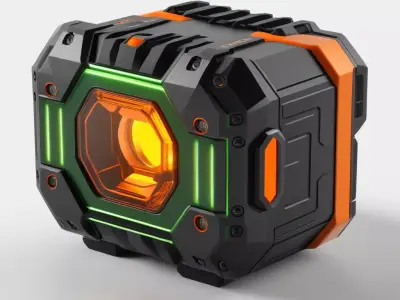 SciFi Energy Core Crate 3D model