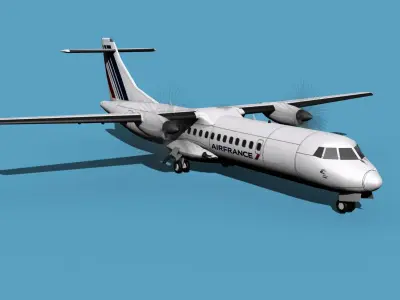 ATR  ATR-72-600 Air France 3D model