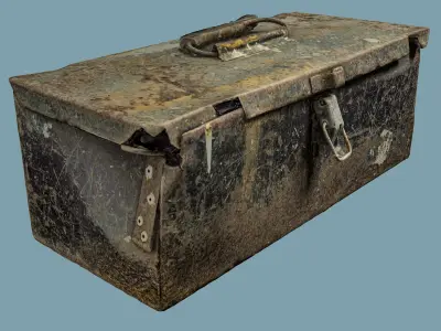 Tool Box - Photogrammetry Asset 3D PhotoScan Low-poly 3D model
