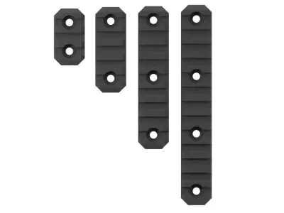 Picatinny Rail pack 3-5-9-12 Slots 3D model