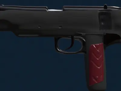 Shadow strike Pistol 01 3D model