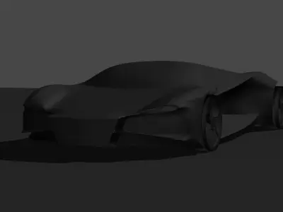 Concept Autumobile Free 3D model