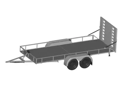 Trailer  3D model