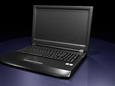 Laptop  Free low-poly 3D model