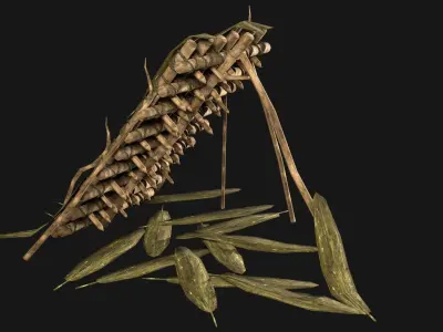 JUNGLE SWAMP TRAP ATTACK ANIMAL HUMAN SNARE AAA COLLECTION Low-poly 3D model
