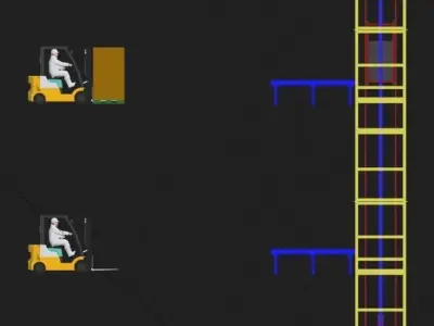 Pallet Lifter 3D designed 3D model