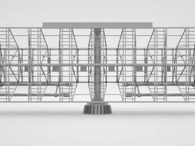 Type 965 Radar 3D model