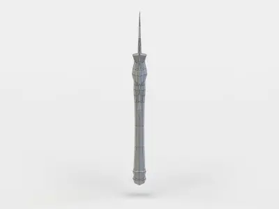 Axe Low-poly 3D model buy
