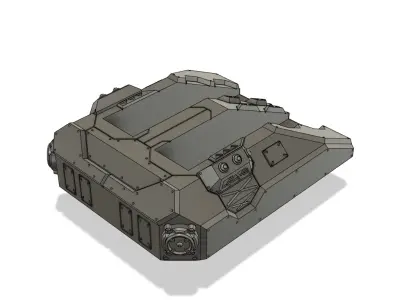 Large Turret V1 UPDATED 3D print model