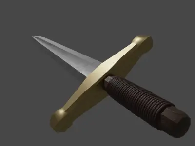 Longsword Low-poly 3D model buy