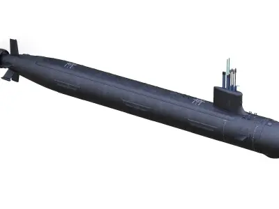 US Submarine Virginia SSN-774 3D model