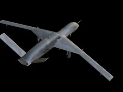 General Atomics MQ-20 Avenger Low-poly 3D model