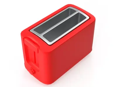 Toaster Low-poly 3D model