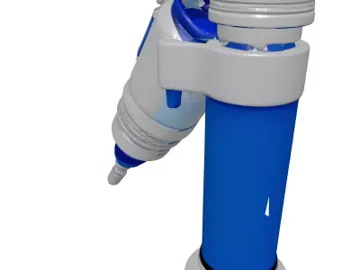 Futuristic Medical Injector System 3D model