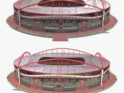 Stadium Estadio da Luz 3D model
