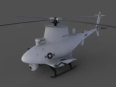 7 UAVs 3D model
