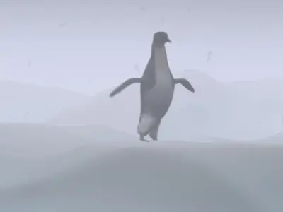 Penguin Rigged 3D model