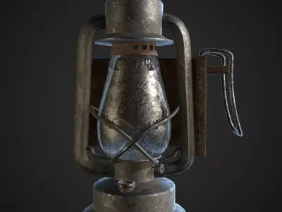 Village lantern Free 3D model