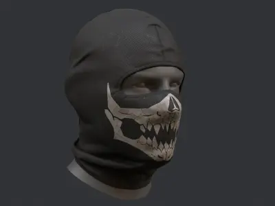 Balaclava  Low-poly 3D model