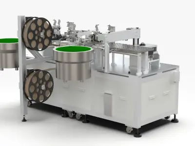 Automatic Solenoid Valve Assembly Machine 3D model