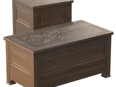 Coffee table from arabic 3D model