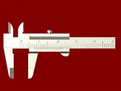CALIPER - Kumpas 3D STL and OBJ 3D model