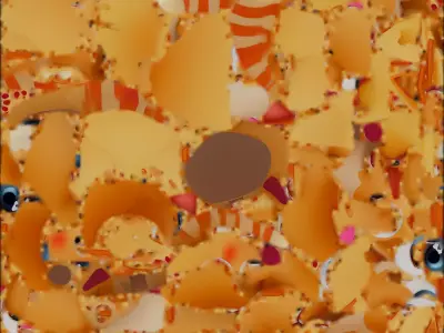 Cute Orange Tabby Cartoon Kitten 3D Model Low-poly 3D model get