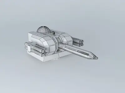 LRT15V1 Laser missile turret. Free 3D model