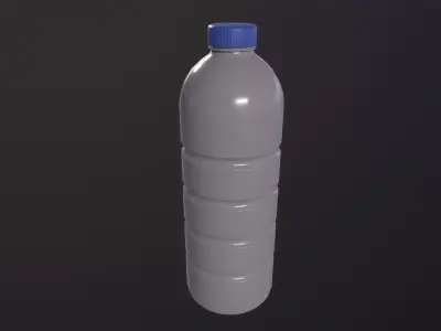 Dirty Plastic Bottle 3D Model Low-poly 3D model