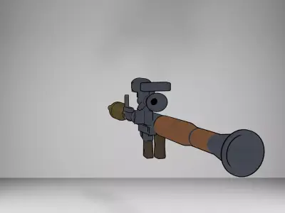 RPG-7 Low-poly 3D model order