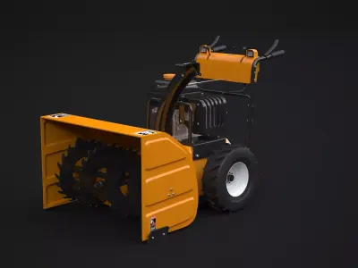 Walk Behind Snow Blower 3D model