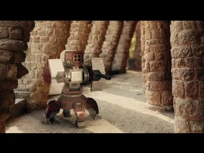 Overwatch Torbjorn Turret 3D model