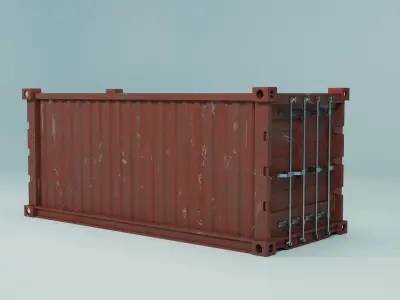 Cargo Container 3D model purchase