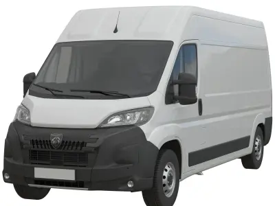 2024 Peugeot BOXER  L3H2 Detailed interior 3D model