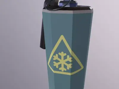 Bomb Game Ready - Low Poly 3d Model Low-poly 3D model purchase