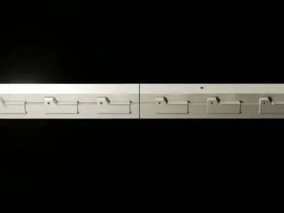 Heat the resistance bar to press the packaging 3D model