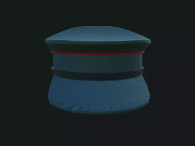 Army Service Cap 3D model