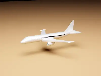 airplane 3D model 4