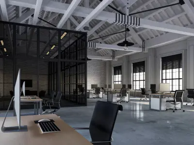 Loft Office 14 3D model